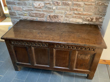 Load image into Gallery viewer, 18th Century Oak Coffer