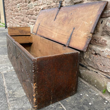 Load image into Gallery viewer, Antique Elm Coffer / Sword Chest
