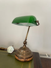 Load image into Gallery viewer, Edwardian Bankers Desk Lamp