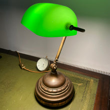 Load image into Gallery viewer, Edwardian Bankers Desk Lamp
