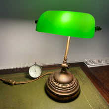 Load image into Gallery viewer, Edwardian Bankers Desk Lamp
