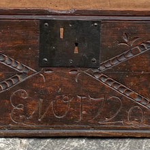 Load image into Gallery viewer, Antique Elm Coffer / Sword Chest
