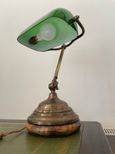 Load image into Gallery viewer, Edwardian Bankers Desk Lamp
