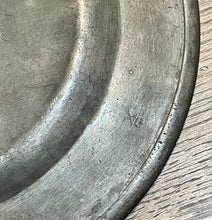 Load image into Gallery viewer, Antique Pewter Plate
